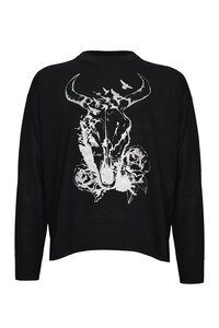 Storm Skull & Bird Merino Sweater