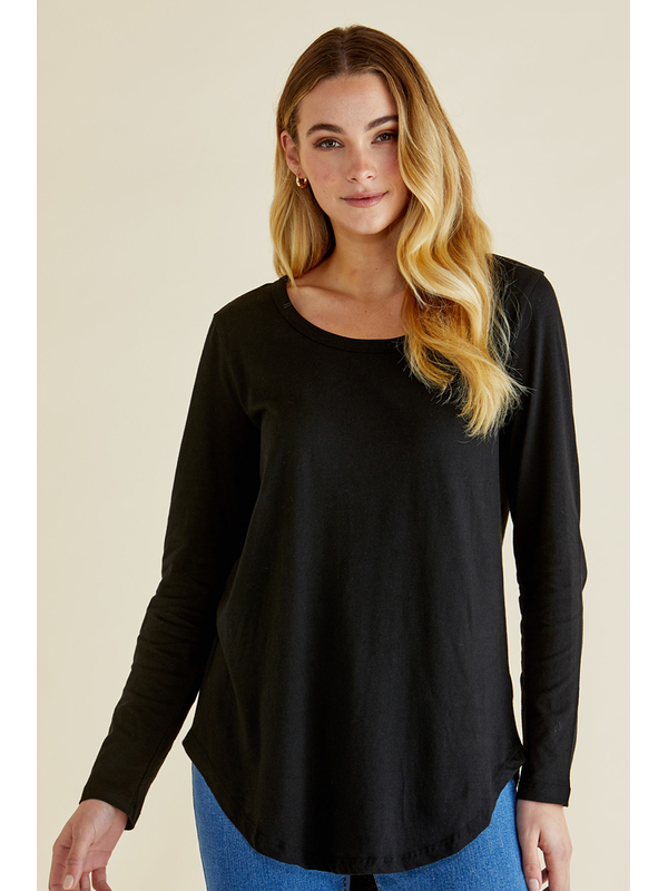 Betty Basics Megan Long Sleeve Top