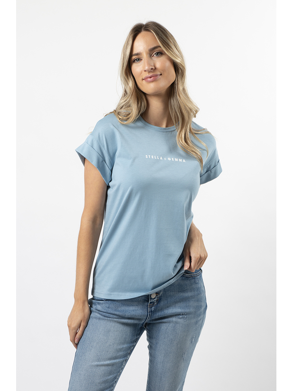 Stella + Gemma Cuffed Colour Tee