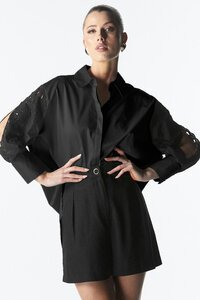 Fate + Becker Lily Pad Broderie Shirt