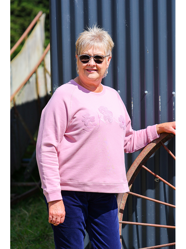 Memo Floral Applique Jumper