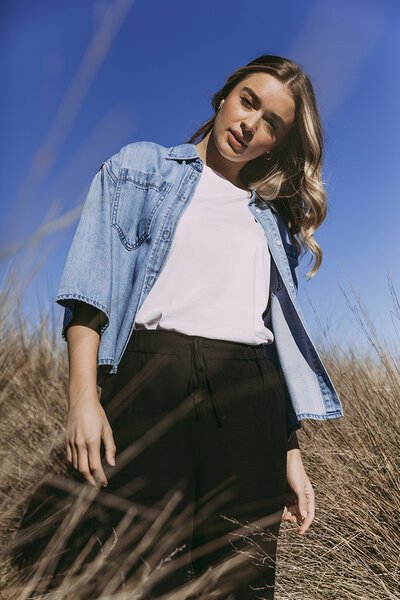 Foxwood Hutton Denim Shirt-new-Preen