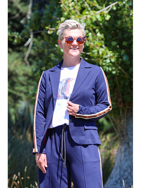 Oh Three Trim Detail Blazer