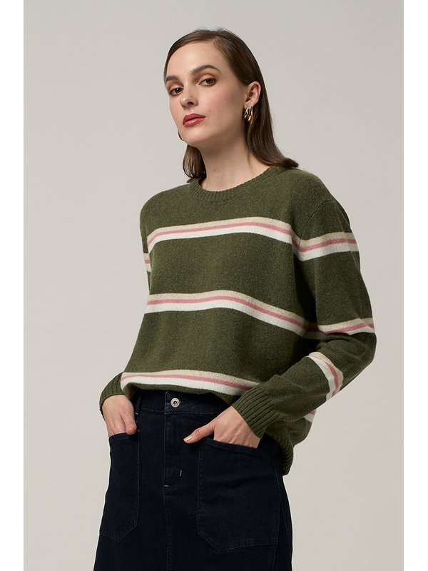 Madly Sweetly Compass Stripe Sweater