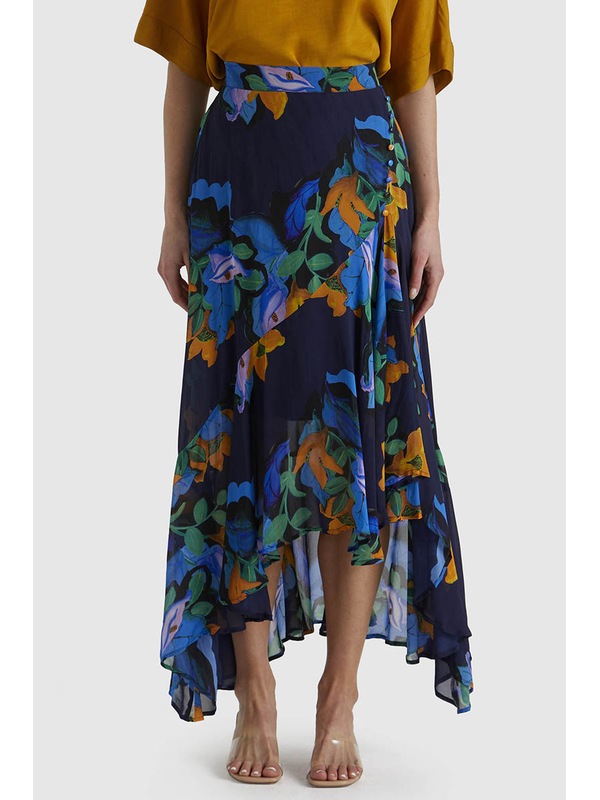 Fate + Becker Twilight Floral Skirt