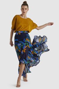 Fate + Becker Twilight Floral Skirt