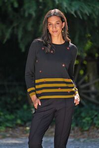 Foil Stars + Stripes Sweater