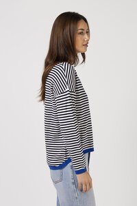 Stella + Gemma Navy Stripe Street Jumper