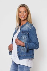 Threadz Military Denim Jacket