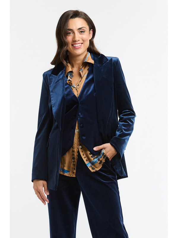 Italian Star Jets Velvet Jacket