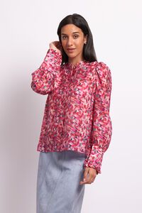 Oh Three Ruffle Neck Shirt