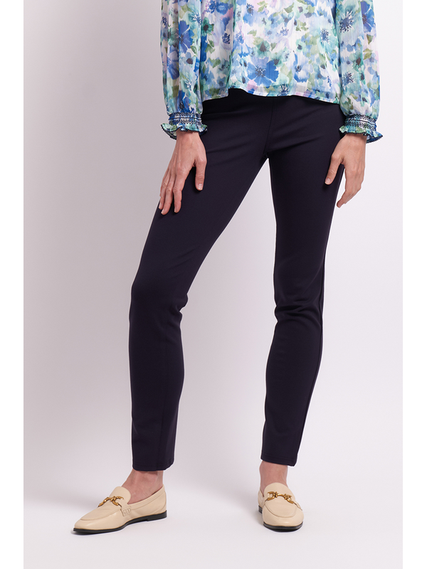 Esplanade Plain Pull On Slim Pant