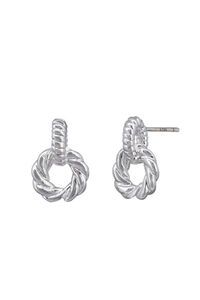 Tiger Tree Silver Bella Twist Earrings