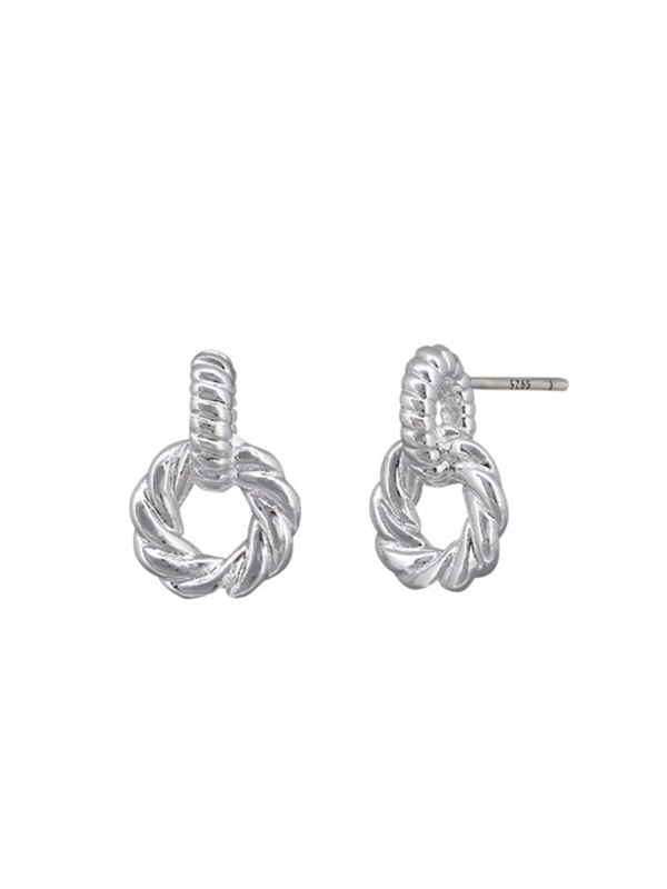Tiger Tree Silver Bella Twist Earrings