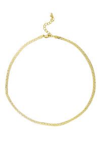 Tiger Tree Gold Crinkle Chain Necklace
