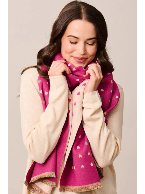 Tiger Tree Mini Hearts Scarf