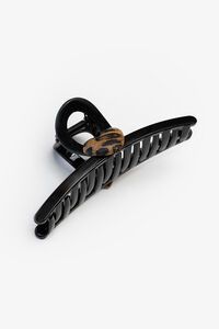 Antler Leopard Heart Claw Clip