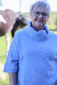 Memo Relaxed Cable Knit Jumper