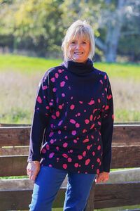 Foil Rib Detail Merino Jumper