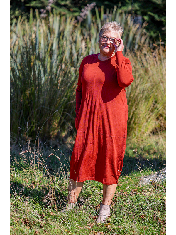 Foil Merino Patch It Dress
