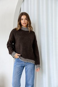 Miss Manlow Tilly Blanket Stitch Knit