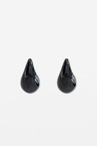 Stella + Gemma Tear Drop Earring Black