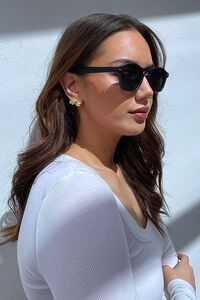 Stella + Gemma High Line Black Sunglasses