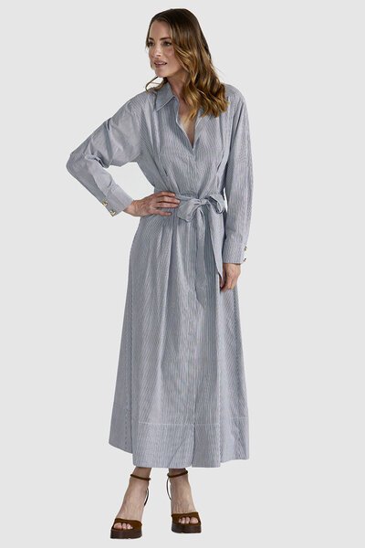 Fate + Becker Madras Dress - Pre Order-new-Preen