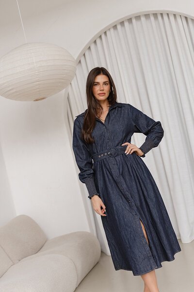 Betty Basics Denmark Denim Dress - Pre Order-new-Preen