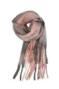 Love Stitch Check Chunky Scarf