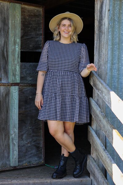 Seeking Lola Gingham Freda Dress-new-Preen