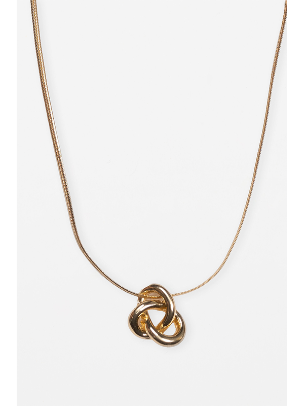 Stella + Gemma Gold Knot Necklace