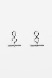 Stella + Gemma Silver Chunky Fob Earring