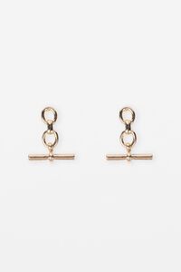 Stella + Gemma Gold Chunky Fob Earring