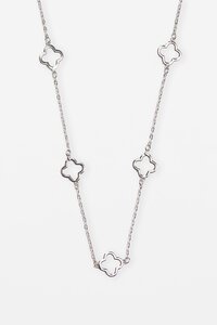 Stella + Gemma Chain Cut Out Flower Necklace