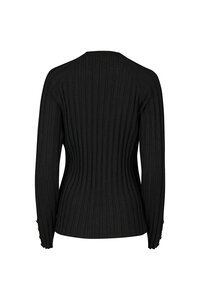 Vassalli Ribbed Jumper With Dome Cuff Detail