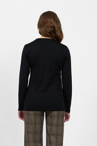 Vassalli Merino L-S Crew Neck Top