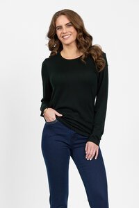 Vassalli Merino L-S Crew Neck Top
