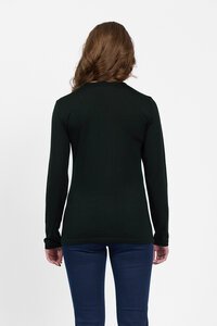 Vassalli Merino L-S Crew Neck Top