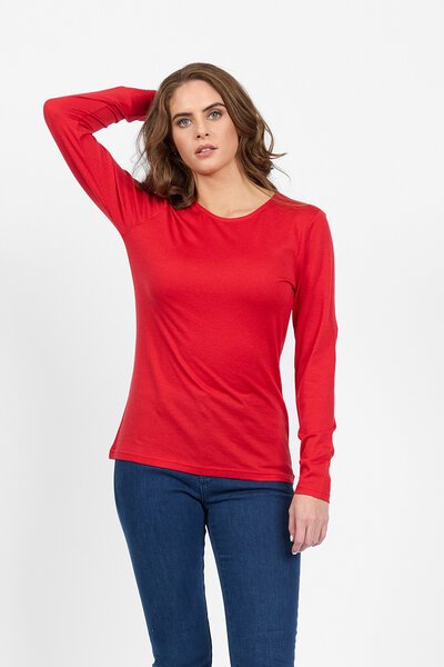 Vassalli Merino L-S Crew Neck Top-new-Preen