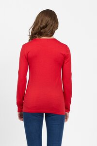 Vassalli Merino L-S Crew Neck Top