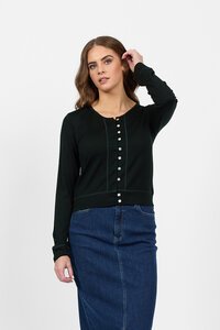 Vassalli Merino Cropped Cardi
