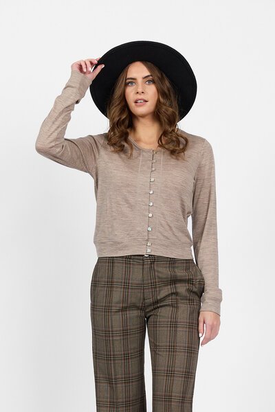 Vassalli Merino Cropped Cardi-new-Preen