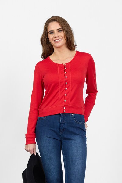 Vassalli Merino Cropped Cardi-new-Preen