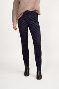 Vassalli Skinny Ankle Grazer Printed Pull On Ponti Pant