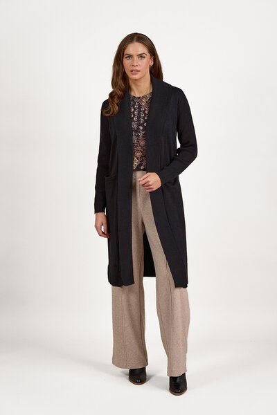 Vassalli Longline Cardi With Pockets-new-Preen