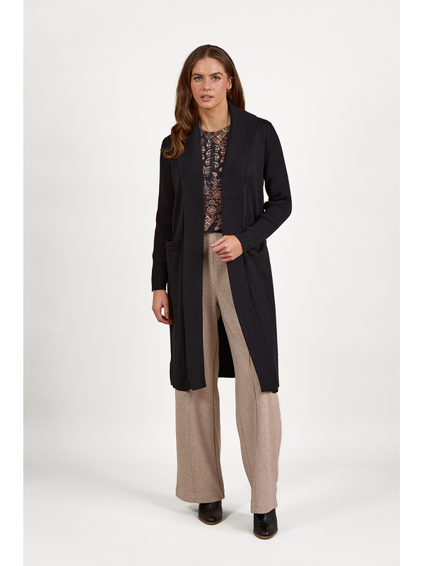Vassalli Longline Cardi With Pockets