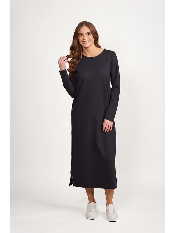 Vassalli Contrast Stitch Tie Back Dress