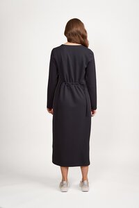 Vassalli Contrast Stitch Tie Back Dress