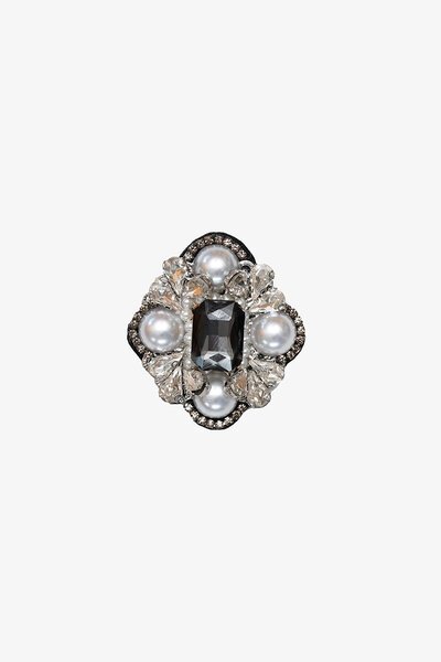 Antler Victorian Grace Brooch-new-Preen